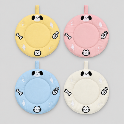 Animal Embroidered Round Coaster