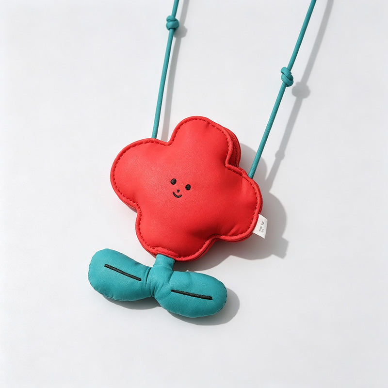 Flower Shape Mini Crossbody Pouch