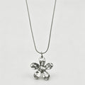 Elegant Floral Drawstring Long Snake Chain Necklace