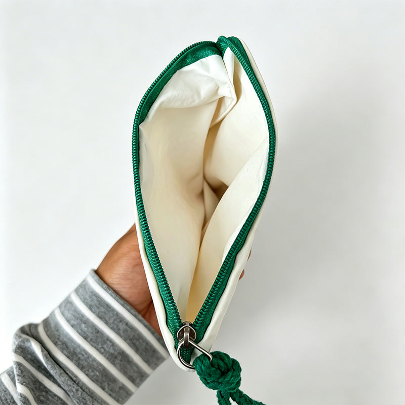 Minimalist Solid Color Nylon Coin Purse