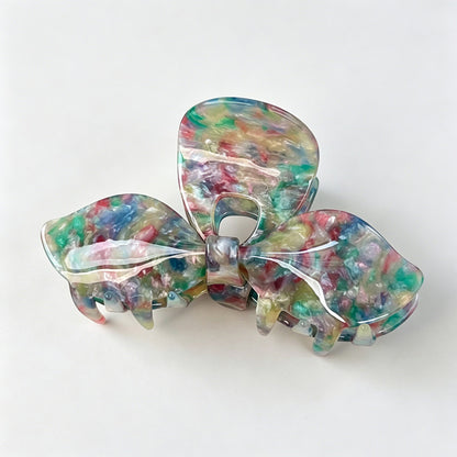 Marbled Acetate Butterfly Hair Claw Clip