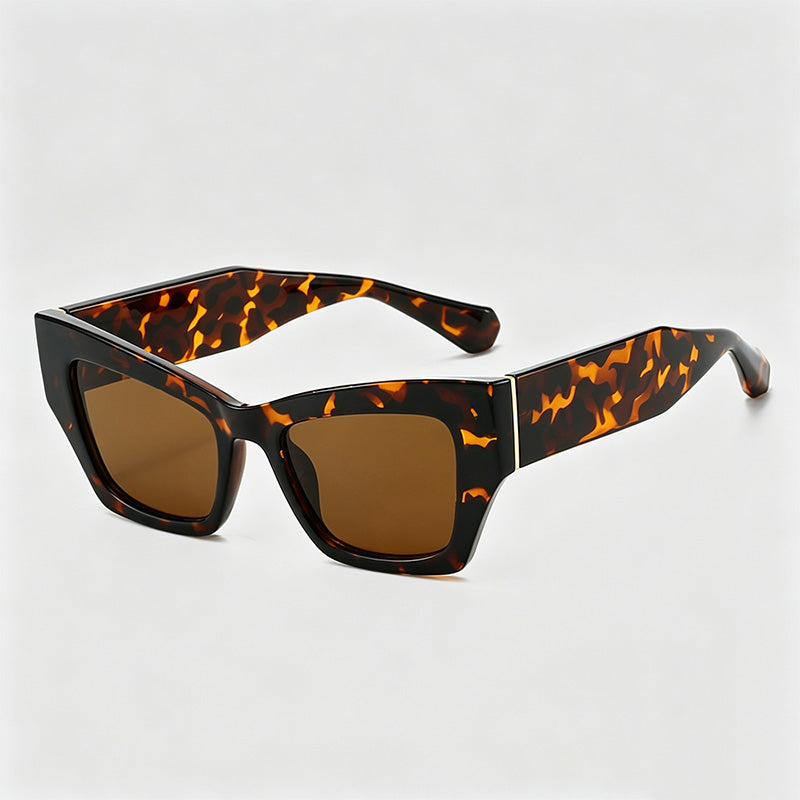 Trendy Geometric Cat Eye Sunglasses