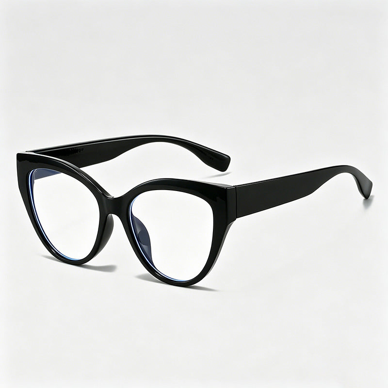 Stylish Two-Tone Cat-Eye PC Frame Fashion Sunglasses