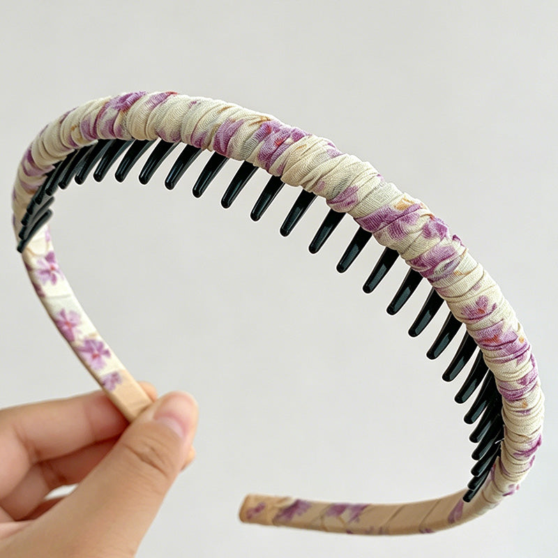 Vintage Floral Non-Slip Fabric Headband