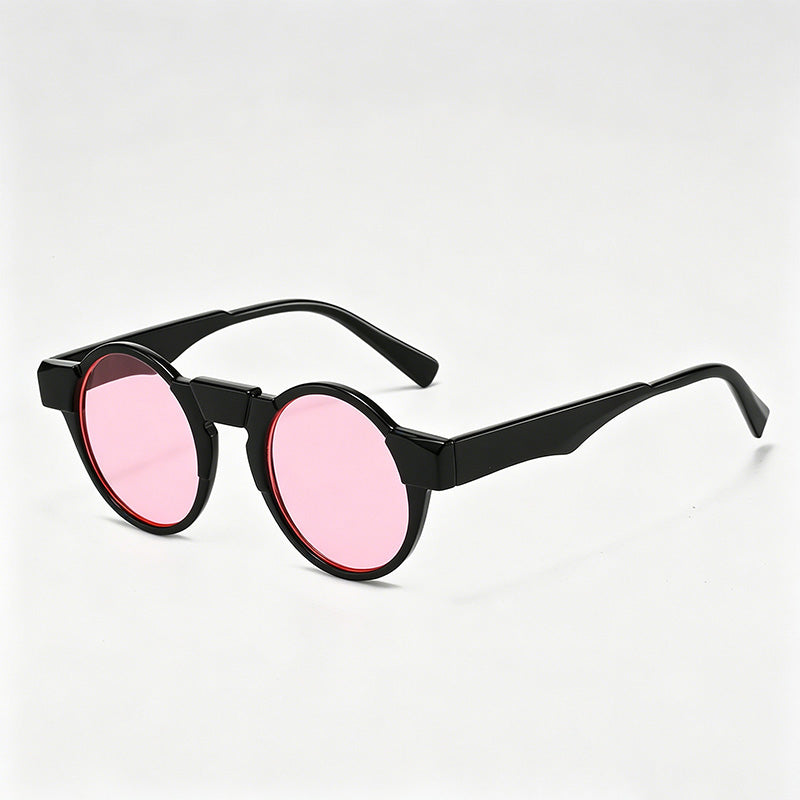 Vintage Round Steam-Punk PC Fashion Sunglasses