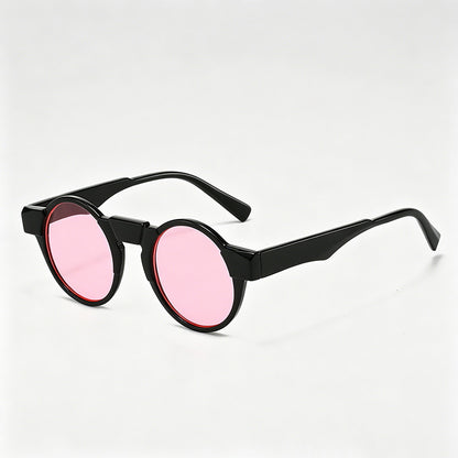 Vintage Round Steam-Punk PC Fashion Sunglasses