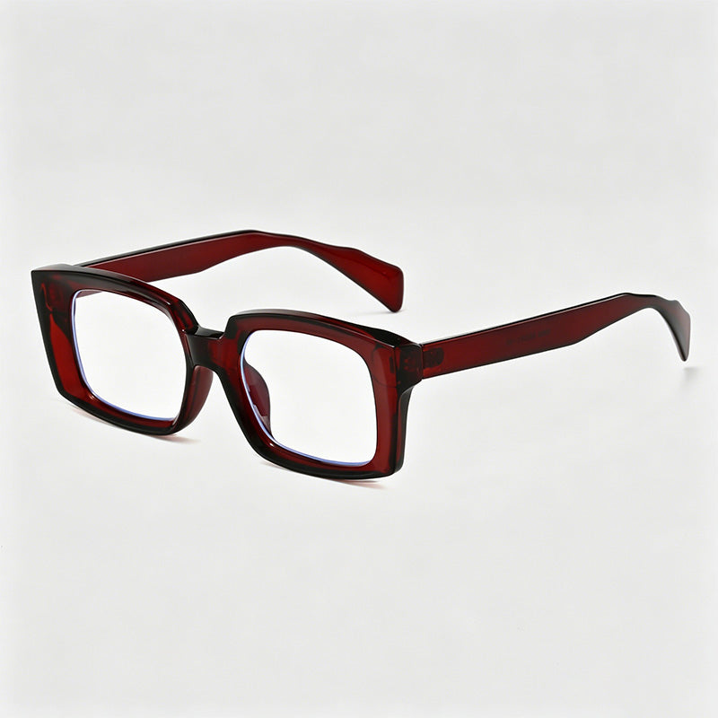 Retro Thick Square Frame Sunglasses