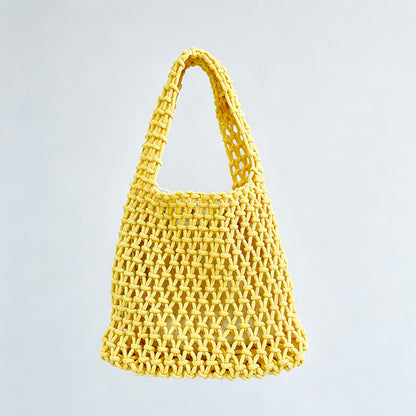 Mesh Knit Tote Bag