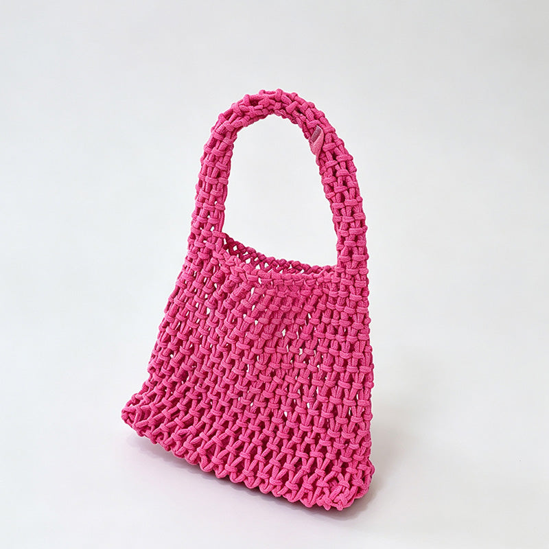 Mesh Knit Tote Bag