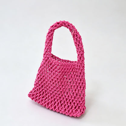 Mesh Knit Tote Bag