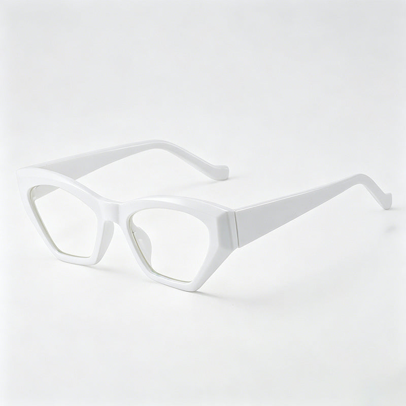 Trendy Small Angular Cat Eye PC Fashion Sunglasses