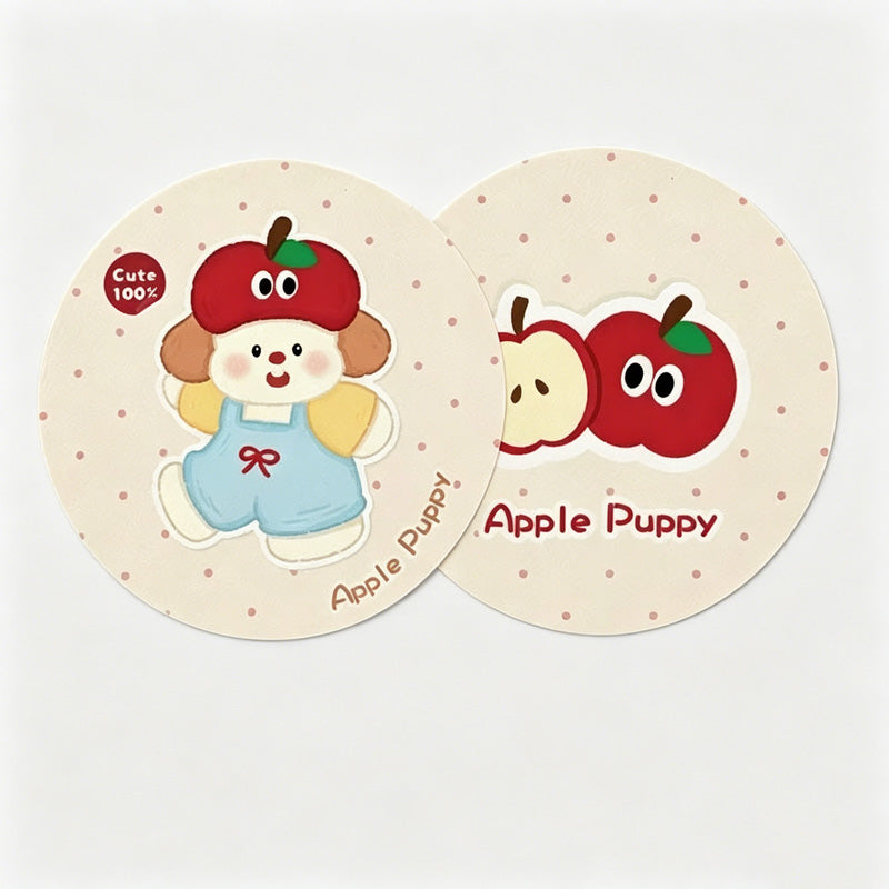 Round Car Coaster 2PCS Set