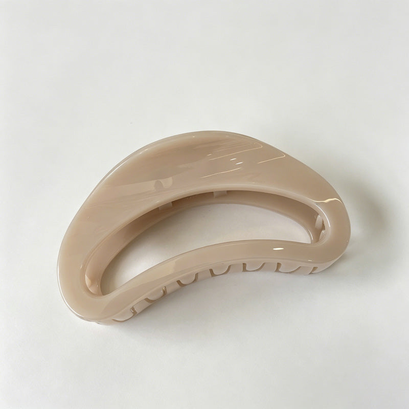 Large Butterfly Acetate Half Round Hair Claw Clip