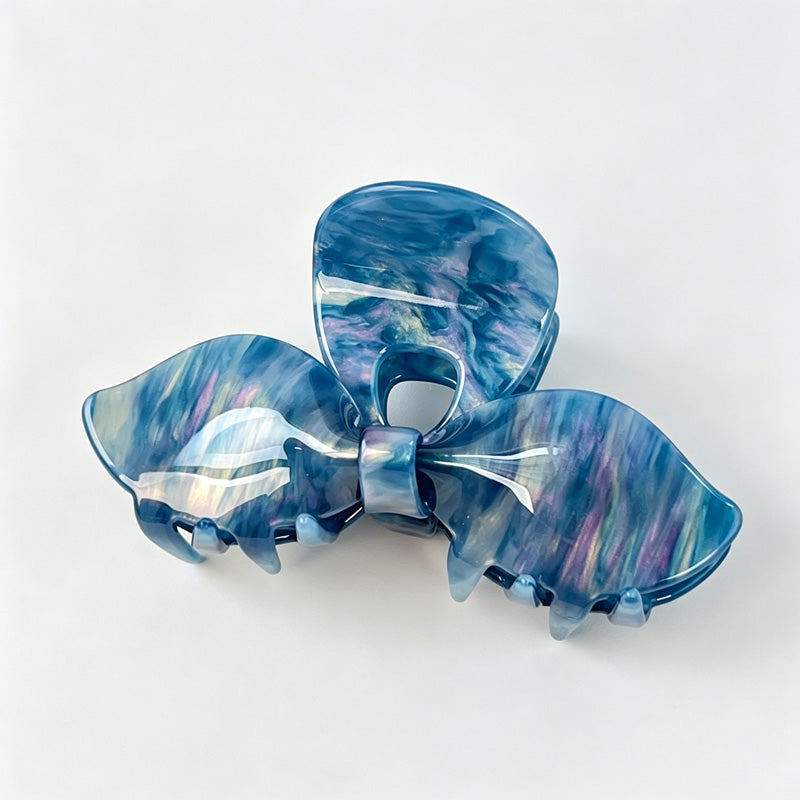 Marbled Acetate Butterfly Hair Claw Clip