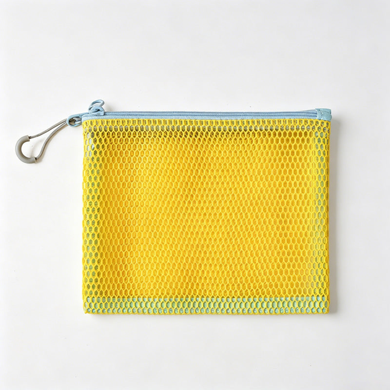 Mesh Zipper Storage Pouch