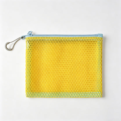 Mesh Zipper Storage Pouch