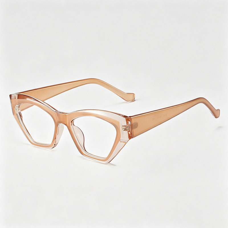 Trendy Small Angular Cat Eye PC Fashion Sunglasses