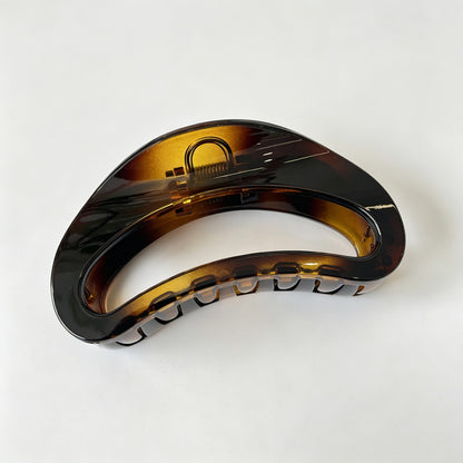 Large Butterfly Acetate Half Round Hair Claw Clip