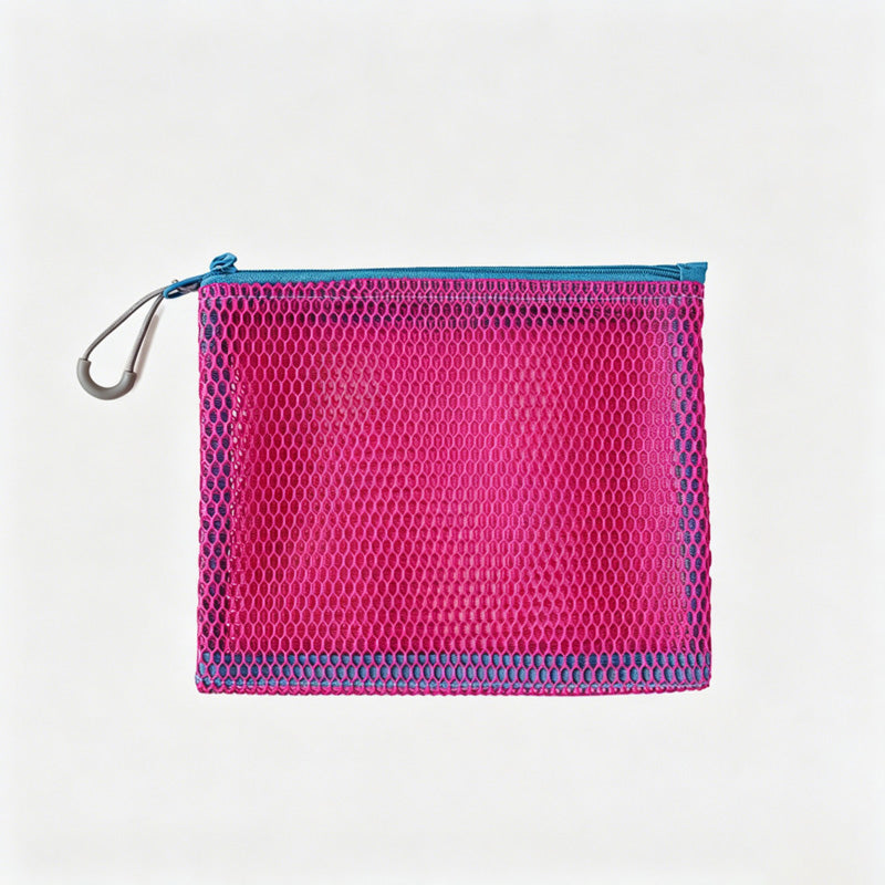Mesh Zipper Storage Pouch