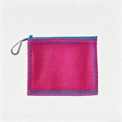 Mesh Zipper Storage Pouch