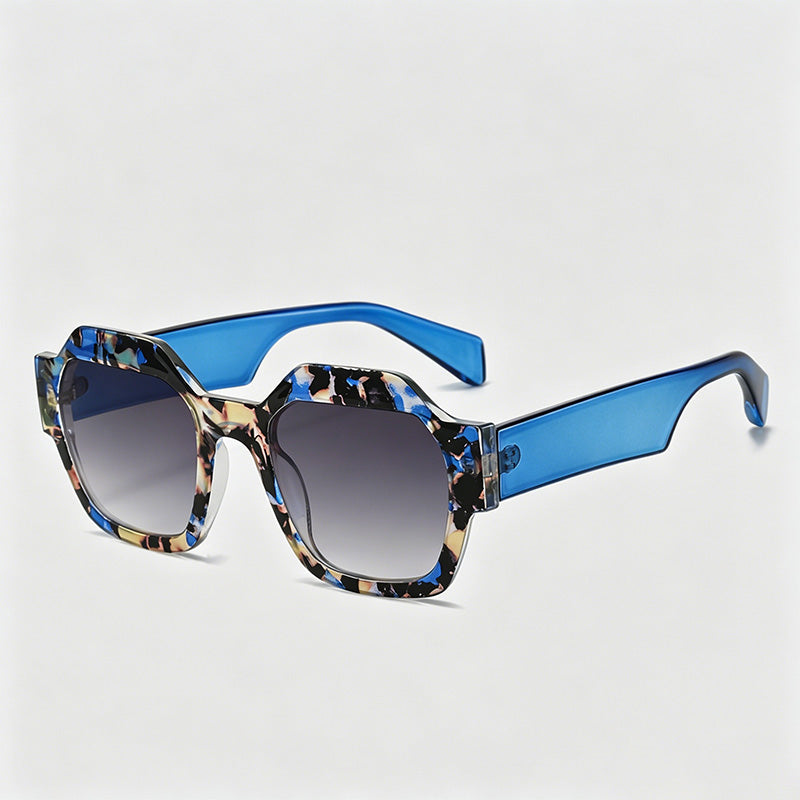 Trendy Geometric Octagon PC Frame Fashion Sunglasses