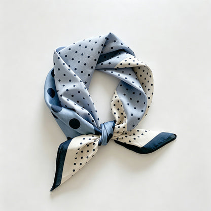Polka Dot Square Bandana Scarf
