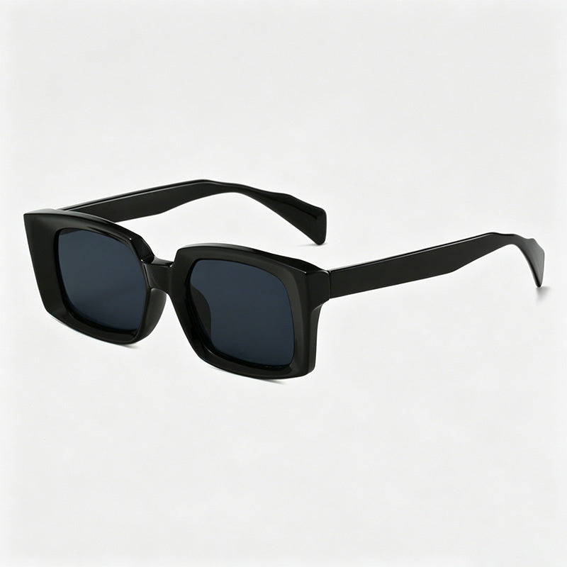 Retro Thick Square Frame Sunglasses