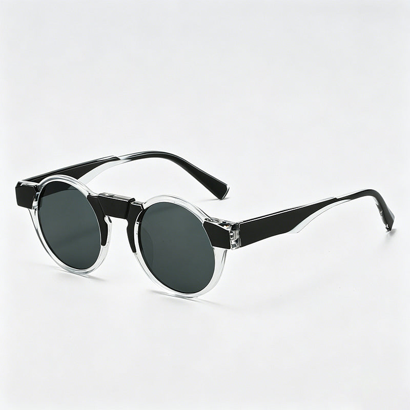 Vintage Round Steam-Punk PC Fashion Sunglasses