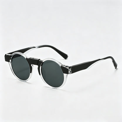 Vintage Round Steam-Punk PC Fashion Sunglasses