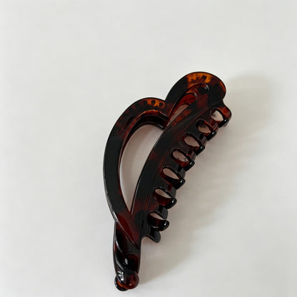 Irregular Heart Banana Hair Claw Clip