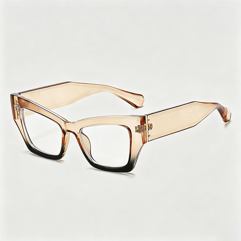 Trendy Geometric Cat Eye Sunglasses