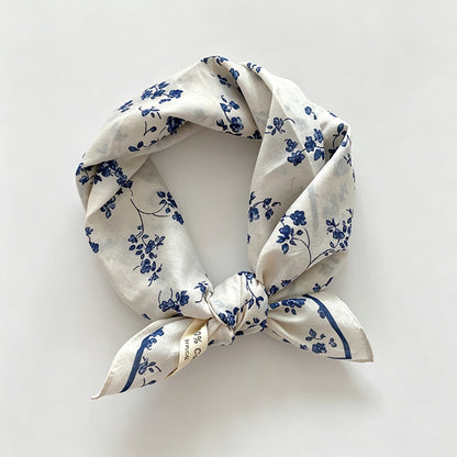 Floral Porcelain Print Bandana