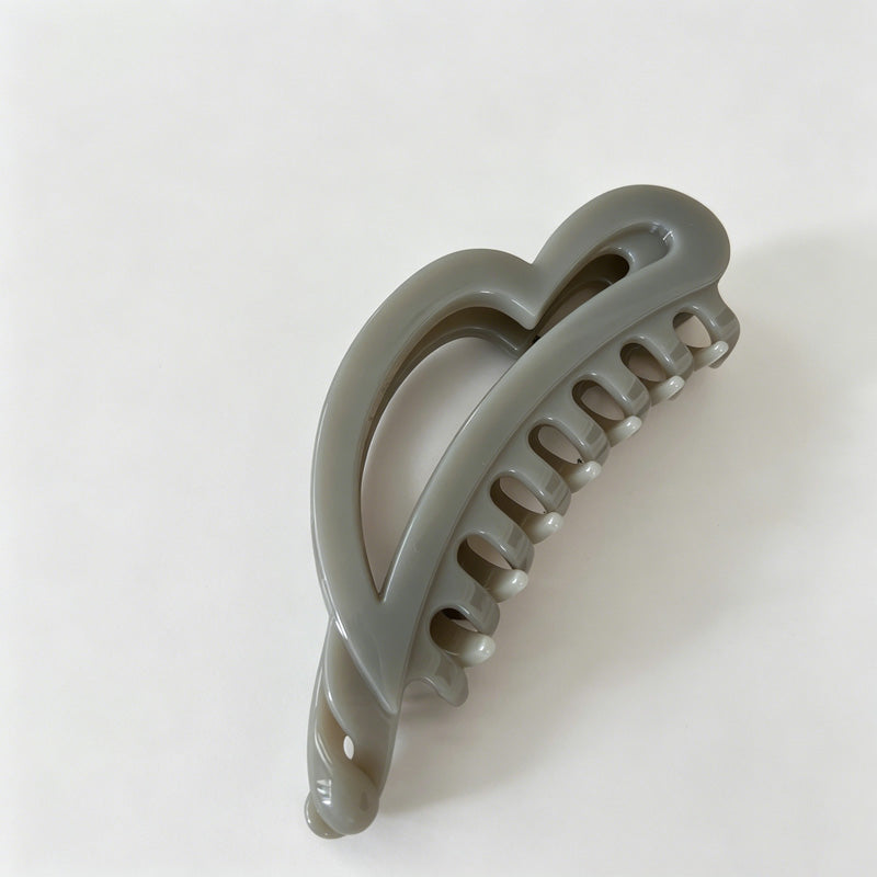 Irregular Heart Banana Hair Claw Clip