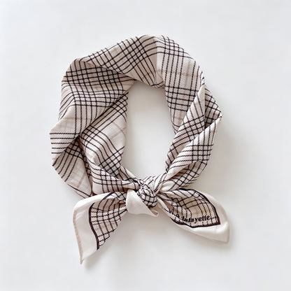 Stripe Gride Print Bandana