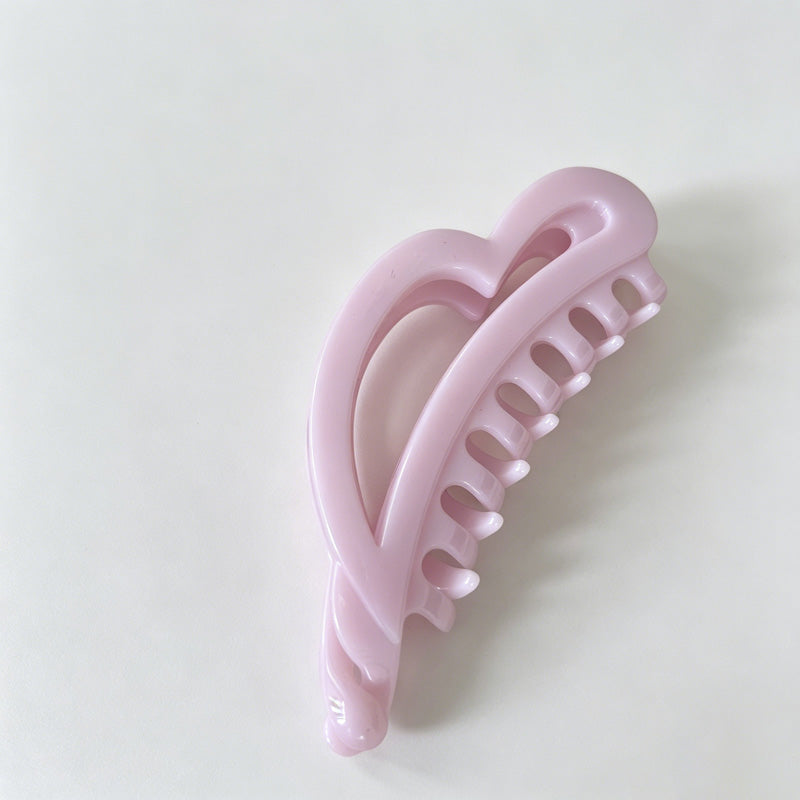 Irregular Heart Acrylic Hair Claw Clip