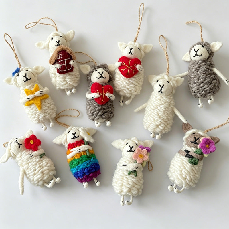 Sheep Doll Keychain Bag Hanging Charm