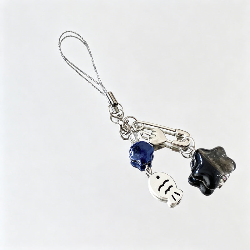 Star Shell Fish Keychain