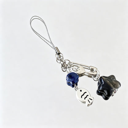 Star Shell Fish Keychain