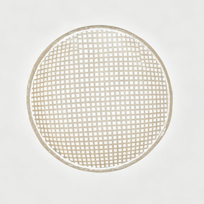 Dopamine Colored Grid Glass Sauce Bowl