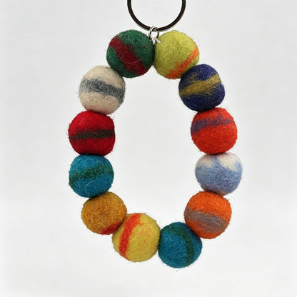 Pom Pom Keychain