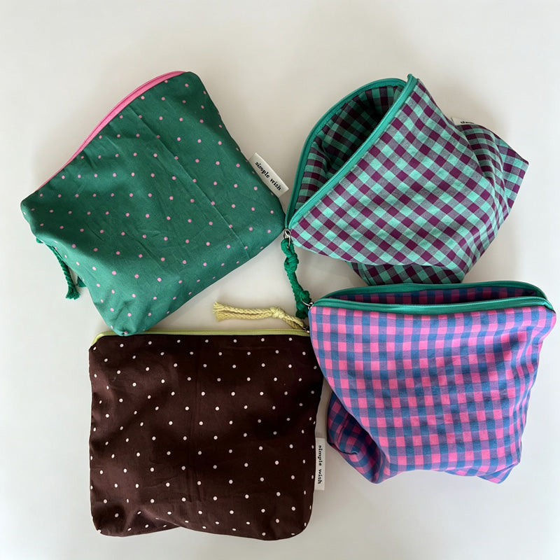 Patchwork Zip Pouch