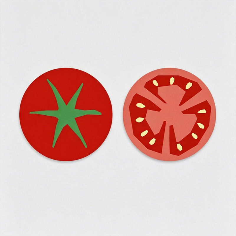 Fruit Print Car Cup Coaster