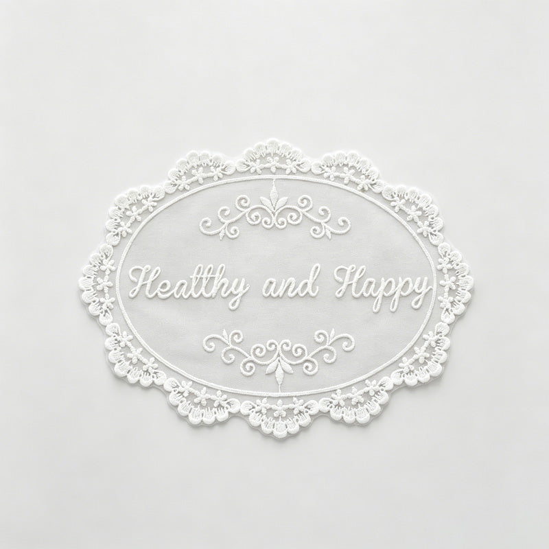Lace Embroidered Table Coaster