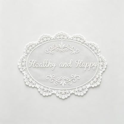 Lace Embroidered Table Coaster