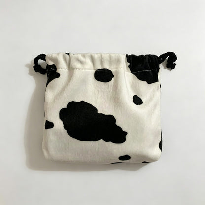 Cow Print Storage Pouch Makeup Bag