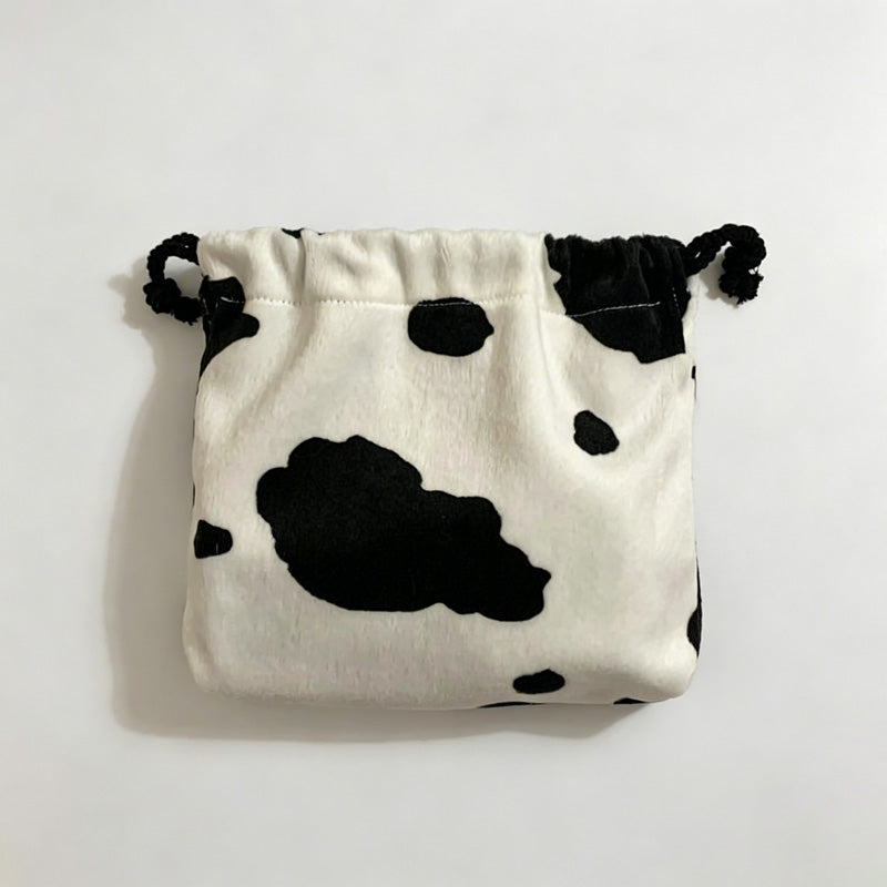 Cow Print Storage Pouch Makeup Bag
