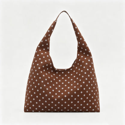 Polka Dot Hobo Bag