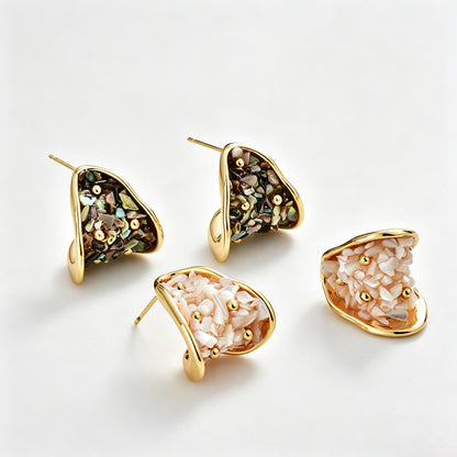 Shell Drop Earrings
