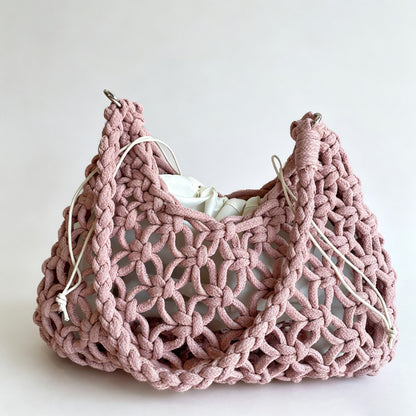 Chunky Knit Hobo Bag