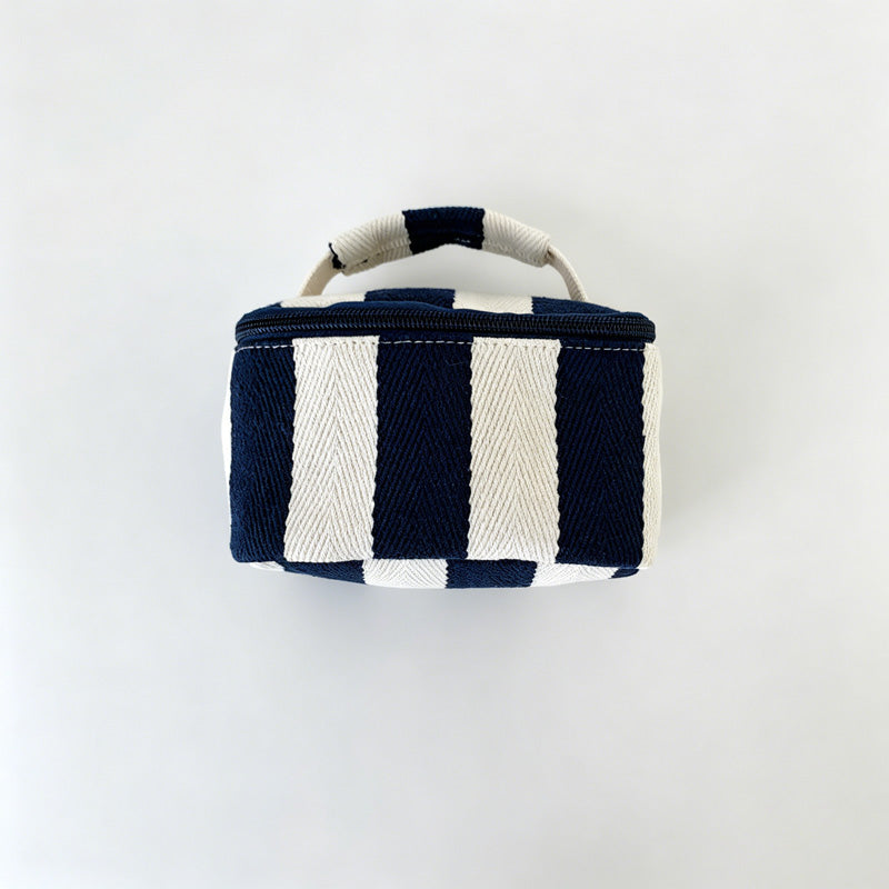 Thick Stripe Storage Pouch